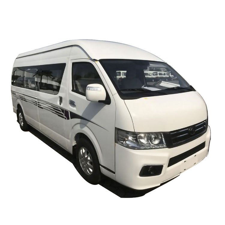Chinese Factory 4 Wheel 215/75r16lt Tyres 12 to 18 Passenger Seat Capacity Manual Sliding Door New Mini Bus for Sale